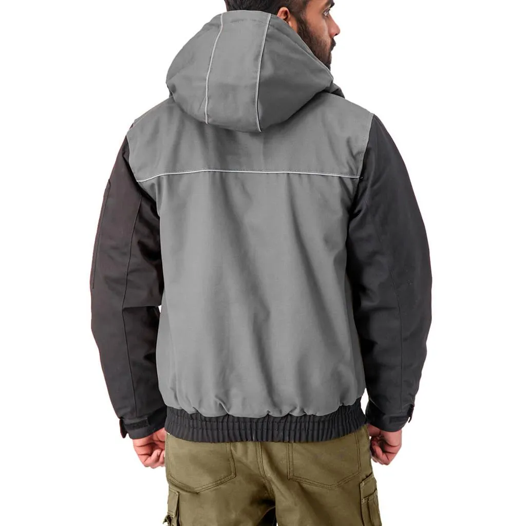 DuraDrive Men's TRADESMAN Two Tone Hooded Jacket