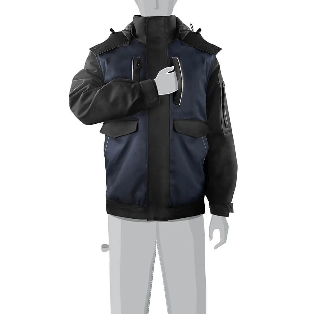 DuraDrive Men's TRADESMAN Two Tone Hooded Jacket