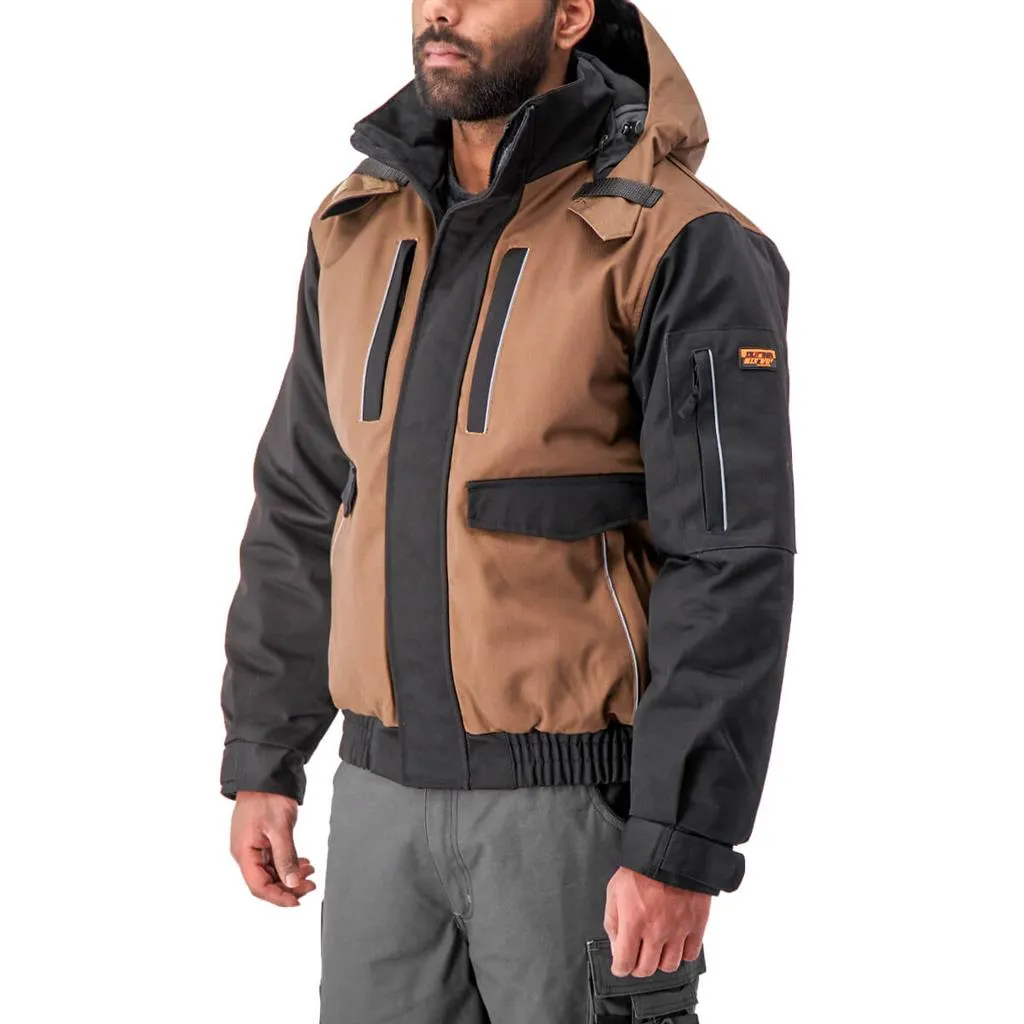 DuraDrive Men's TRADESMAN Two Tone Hooded Jacket