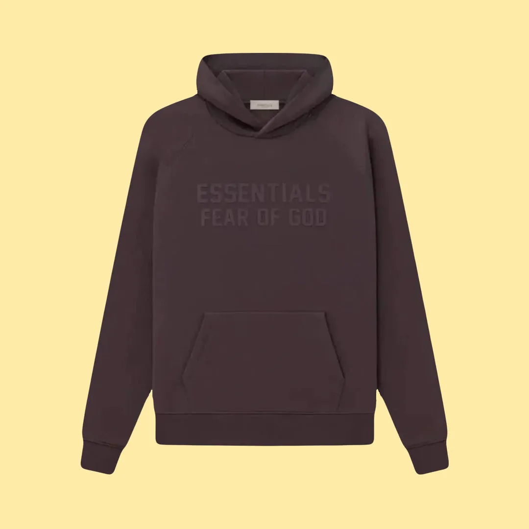 Essentials SS23 Hoodie - Plum