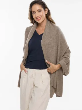 FlexKnit Taupe Cashmere Wrap