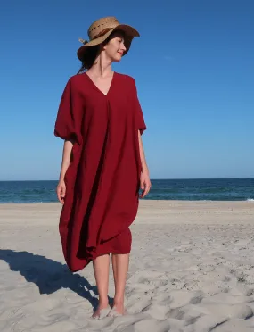 Flip V Below Knee Kaftan