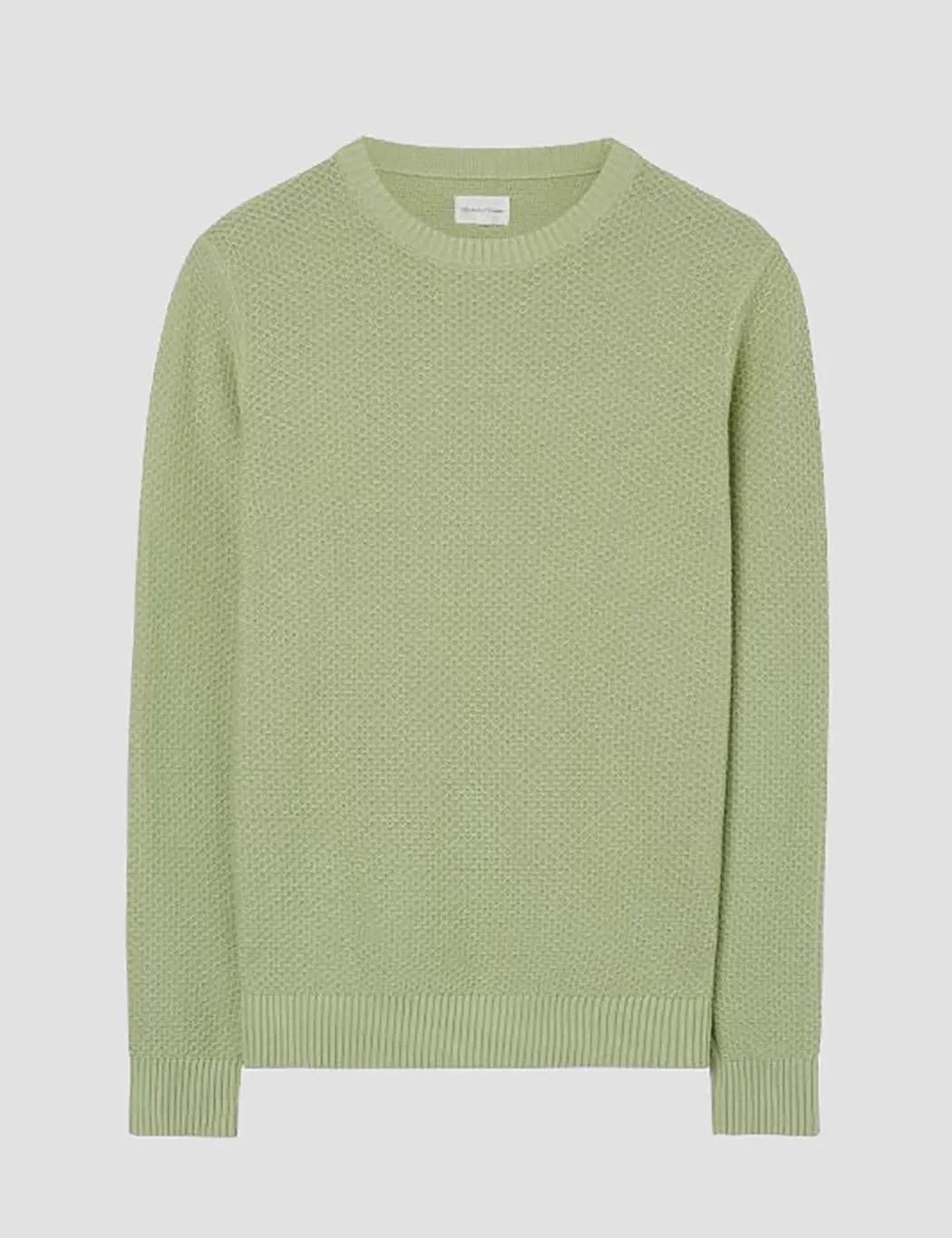 Gant Rugger Textured Knit Jumper - Linden Green