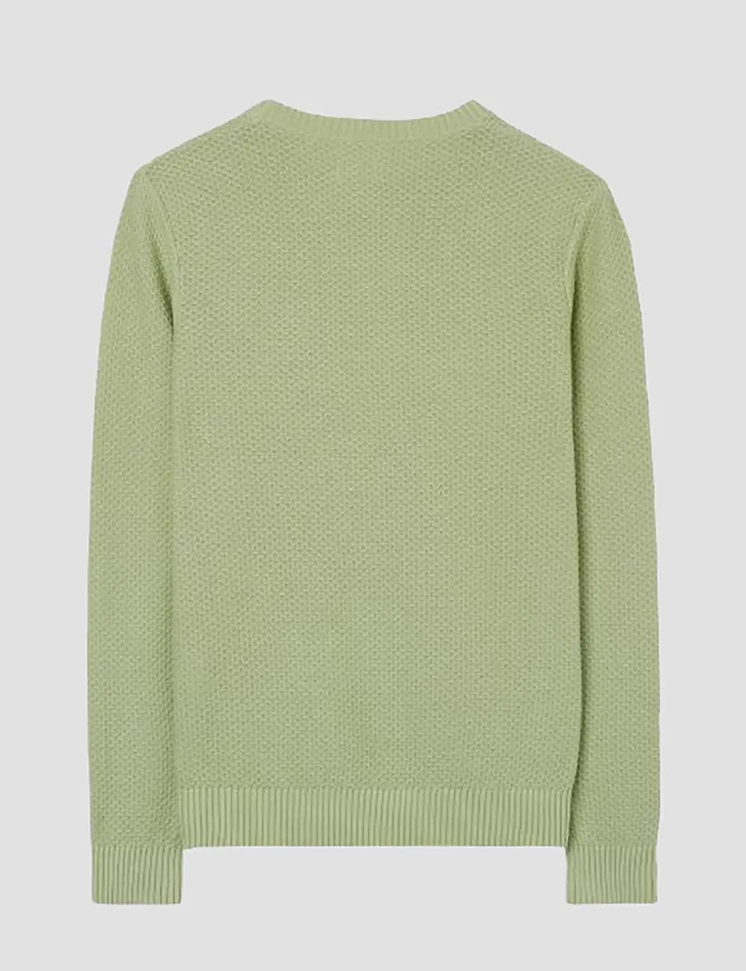 Gant Rugger Textured Knit Jumper - Linden Green