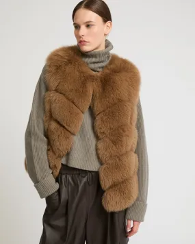 Gilet en renard