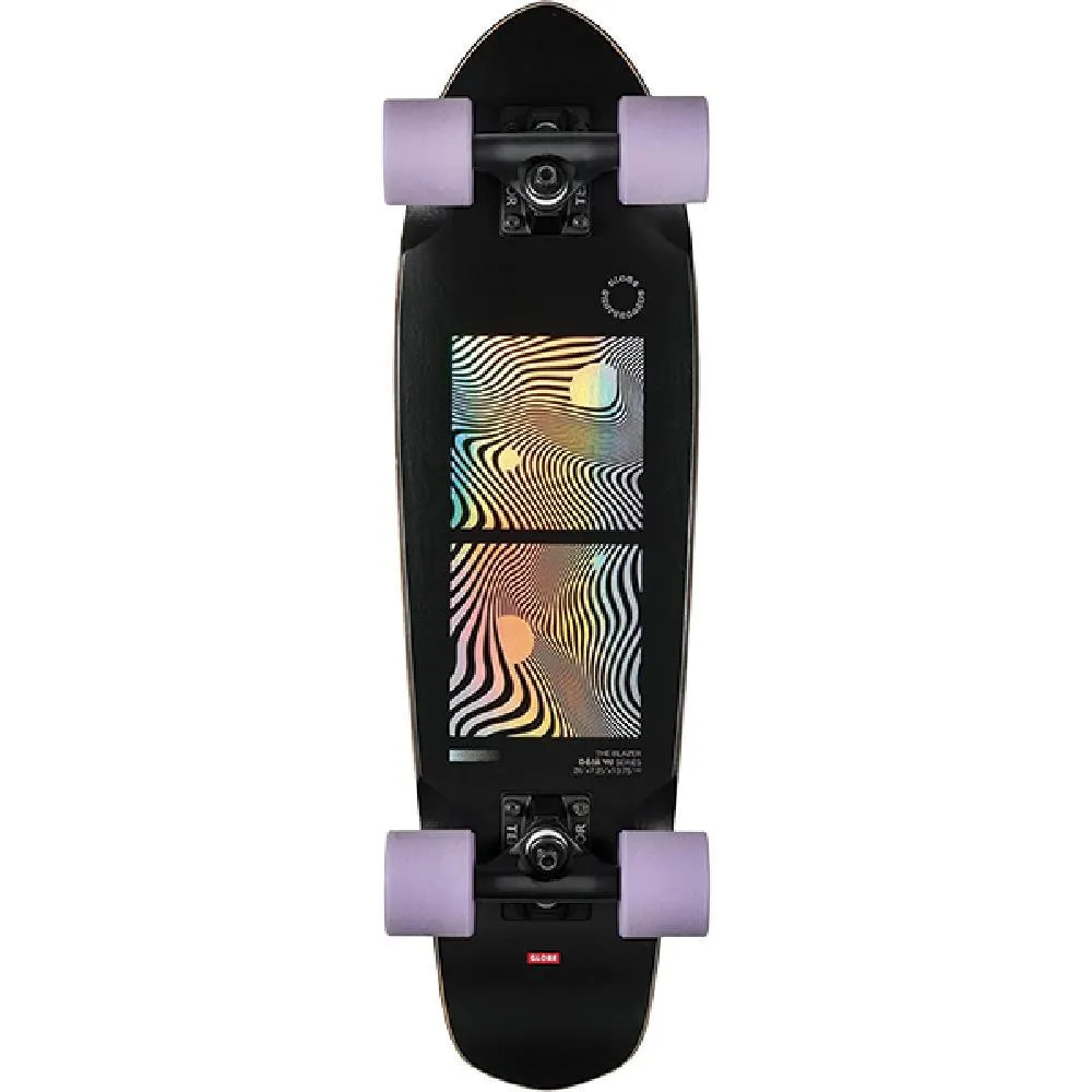 Globe Blazer Black/Purple 26" Cruiser Longboard