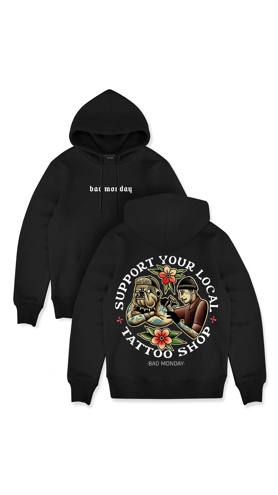 Heavy Weight Bulldog - Support Hoodie