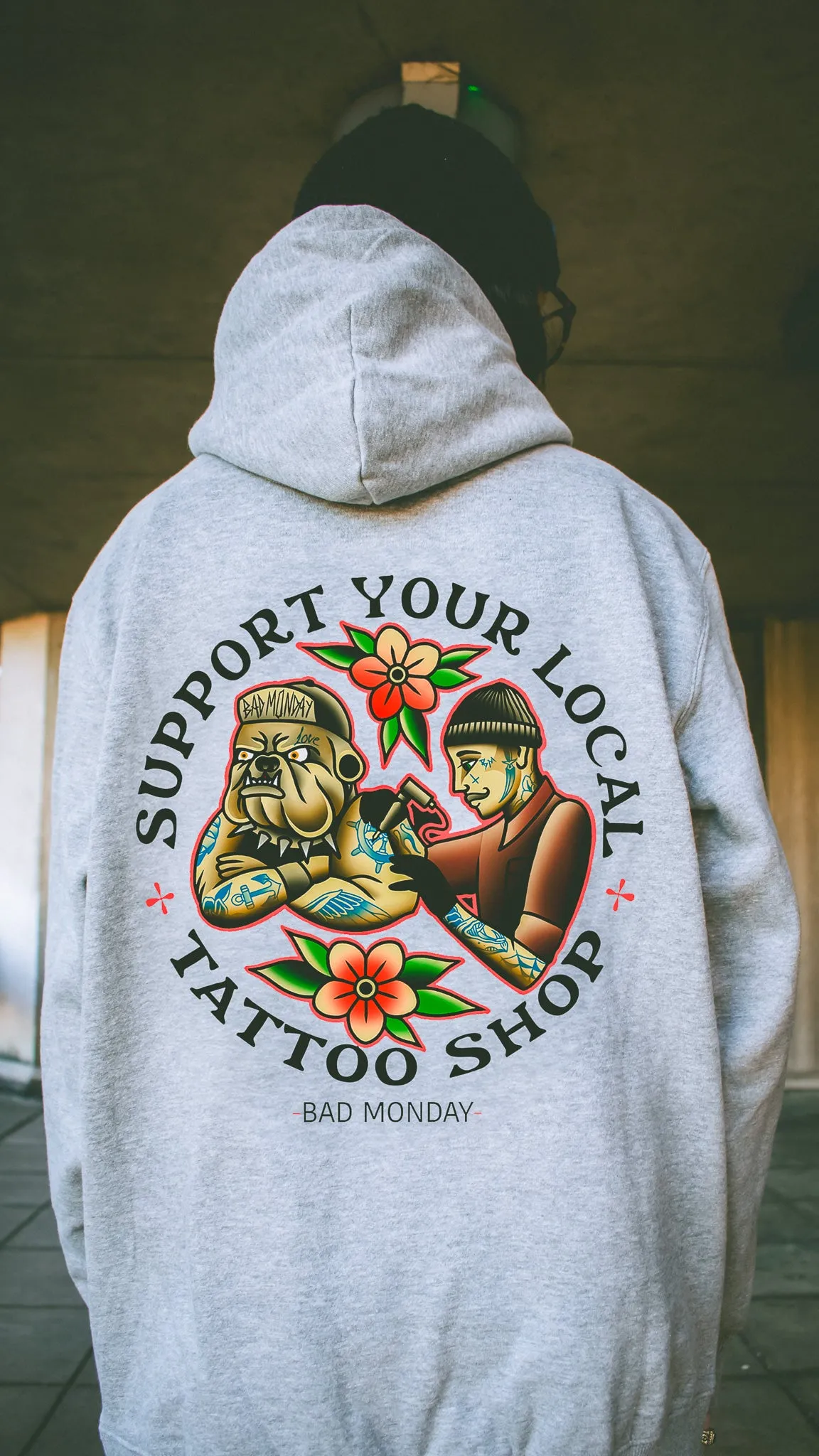 Heavy Weight Bulldog - Support Hoodie