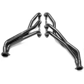 Hedman Hedders Street Headers - 1.5 in Primary - 2.5 in Collector - Black Paint - GM V6 - GM Compact SUV / Truck 1988-93 69400 - Pair