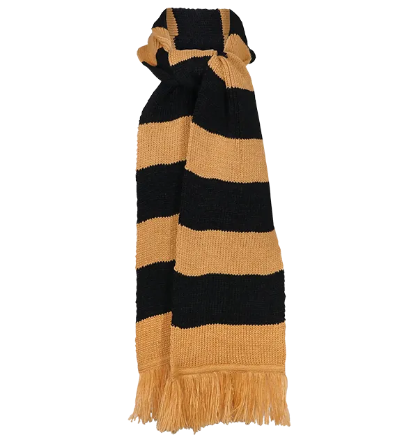 Hufflepuff Wide Stripe Scarf from Lochaven