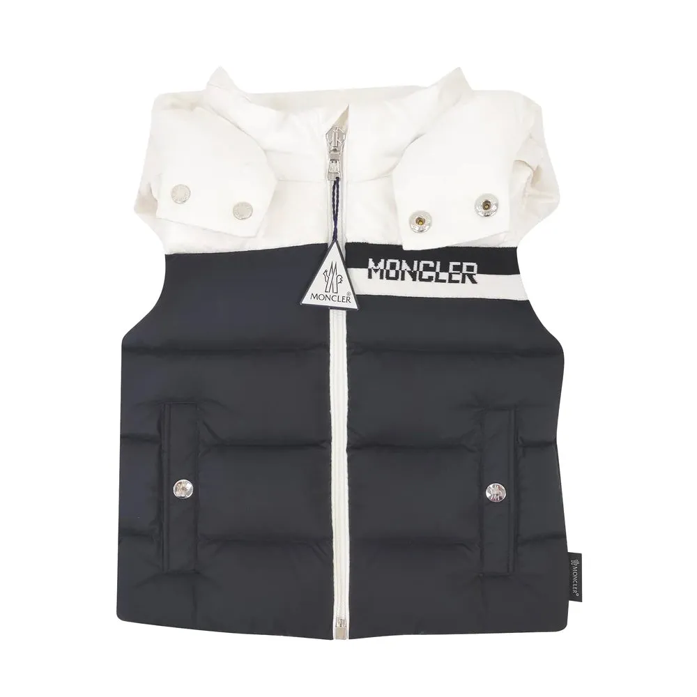 Infants Moncler Navy Nurow Bodywarmer