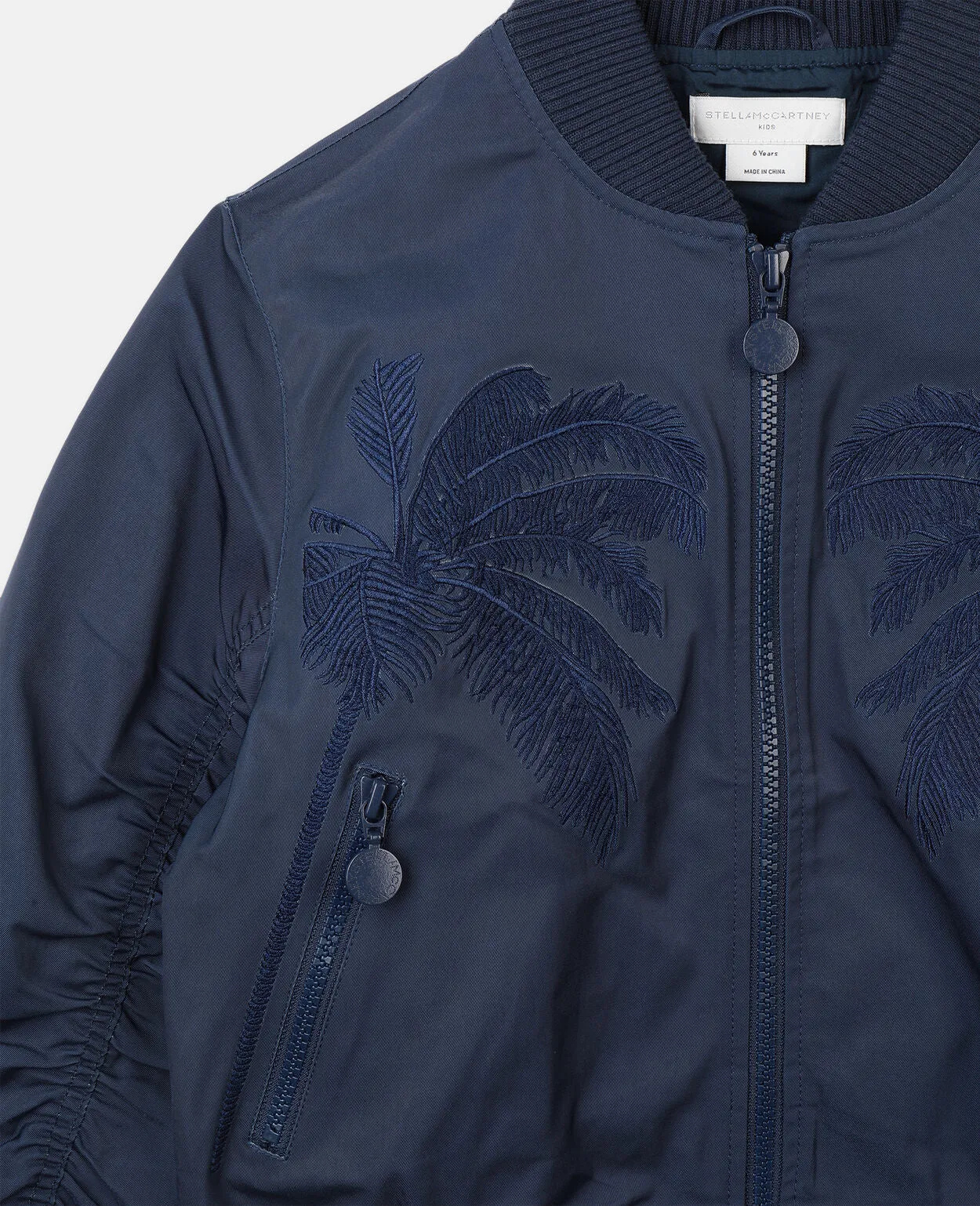 Jacket With Palms Embro