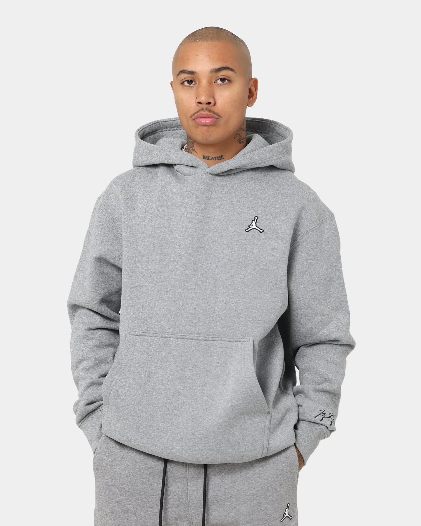 Jordan Michael Jordan Essential Fleece Pullover Hoodie Carbon Heather