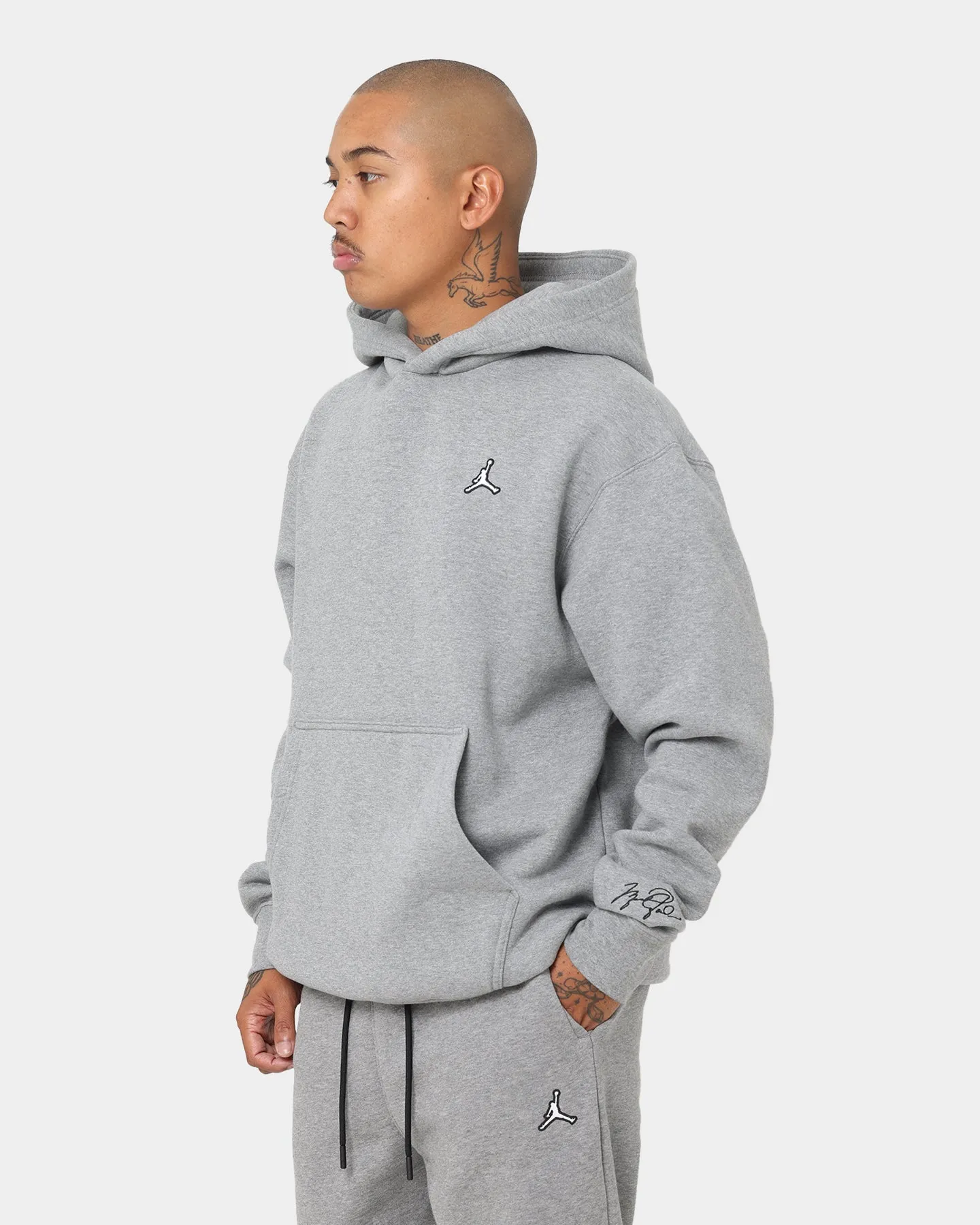 Jordan Michael Jordan Essential Fleece Pullover Hoodie Carbon Heather