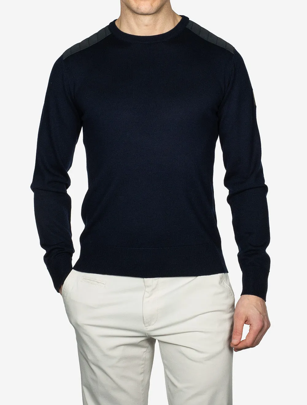 Kerrigan Crewneck Jumper Washed Navy