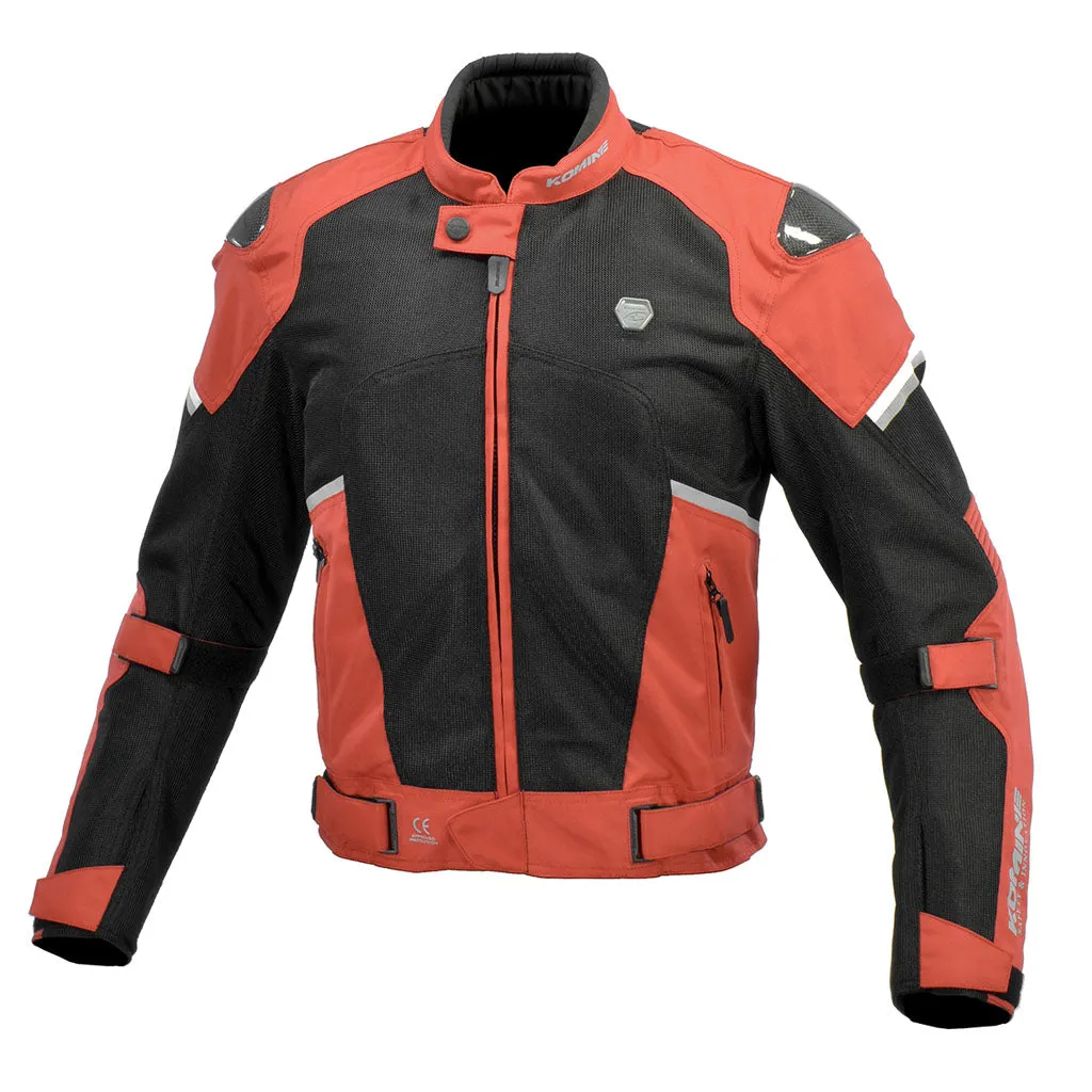 KOMINE JK-1573 PROTECT CARBON MOTORCYCLE MESH JACKET