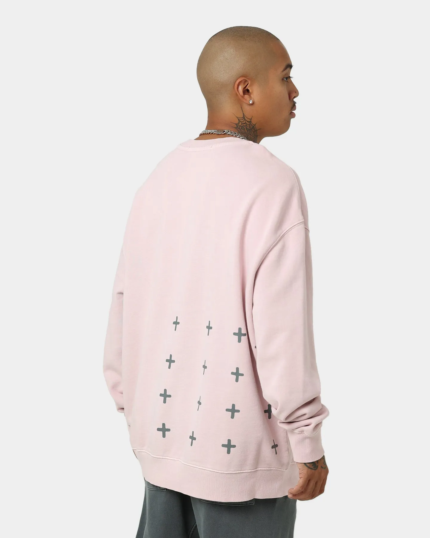 KSUBI 4 X 4 Biggie Crewneck Pink