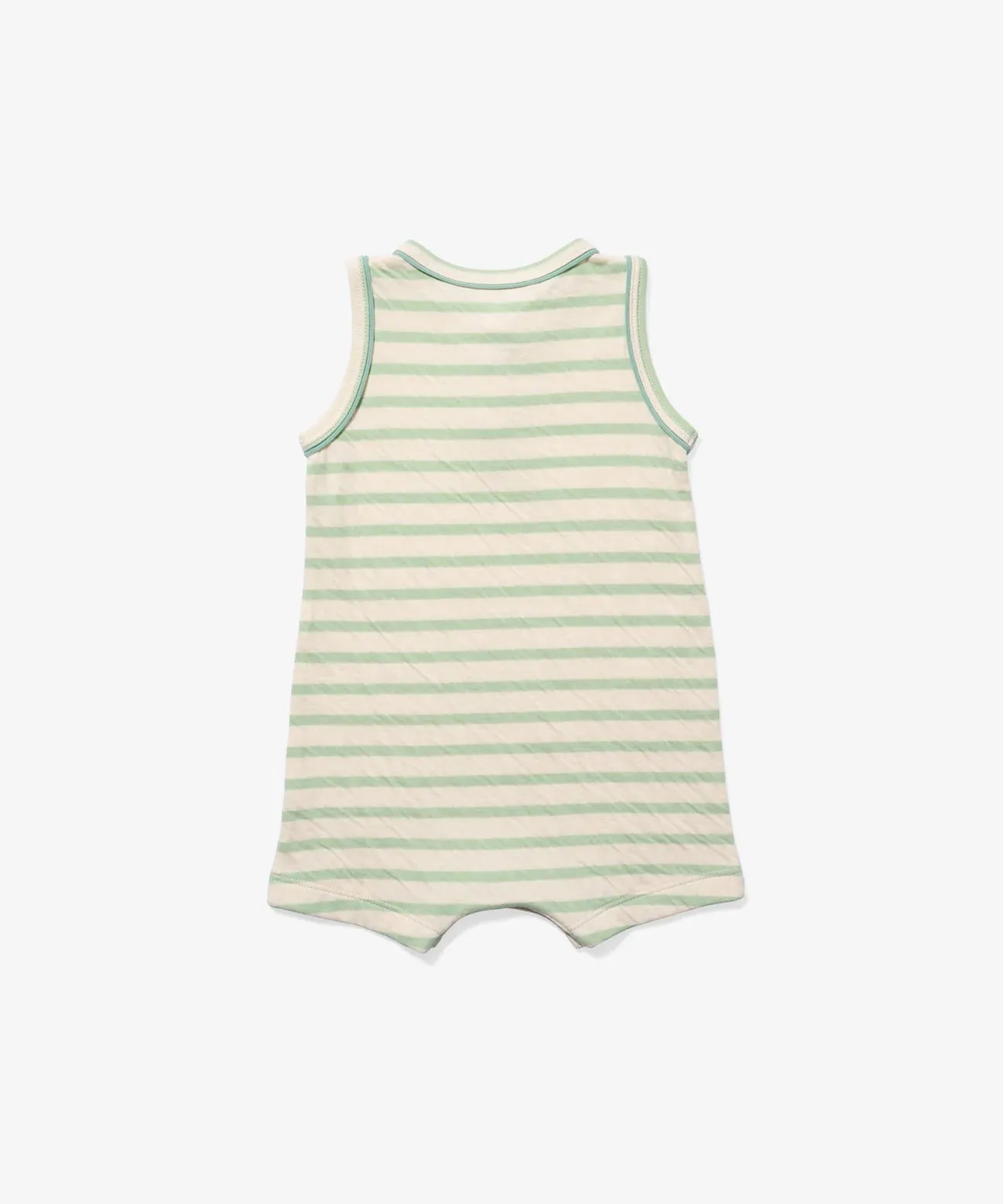 Lachlan Romper - Kiwi Stripe