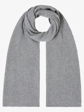 Long Cashmere Scarf Grey