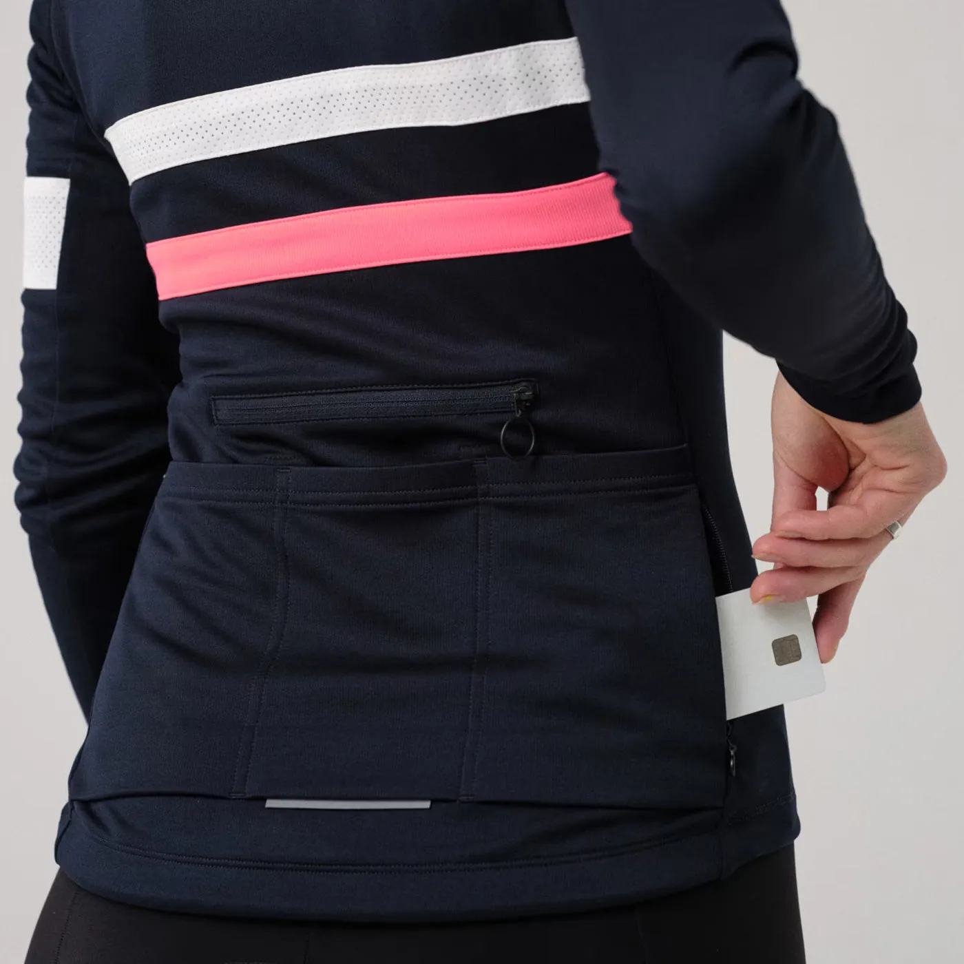 Maglia maniche lunghe donna Rapha Brevet - Blu