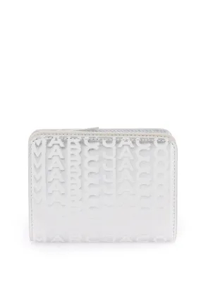 Marc jacobs the monogram metallic mini compact wallet