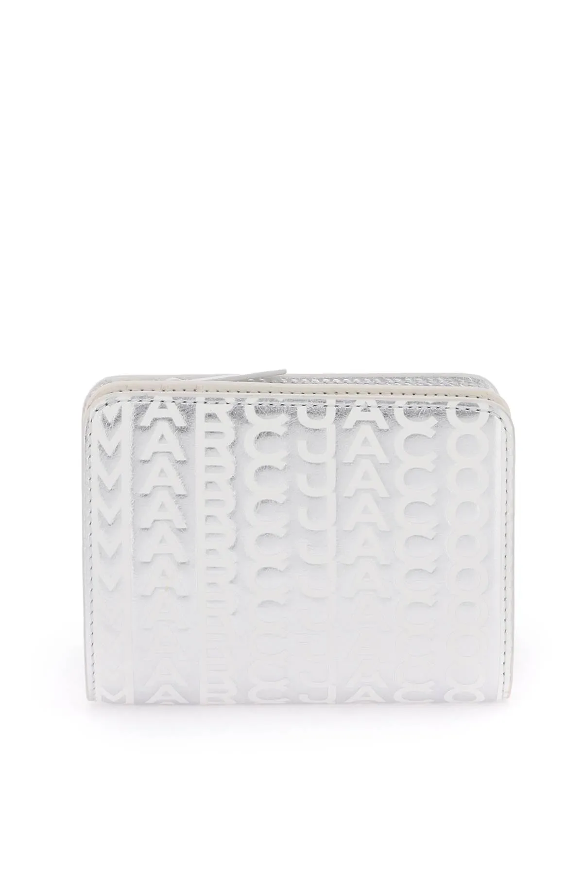 Marc jacobs the monogram metallic mini compact wallet