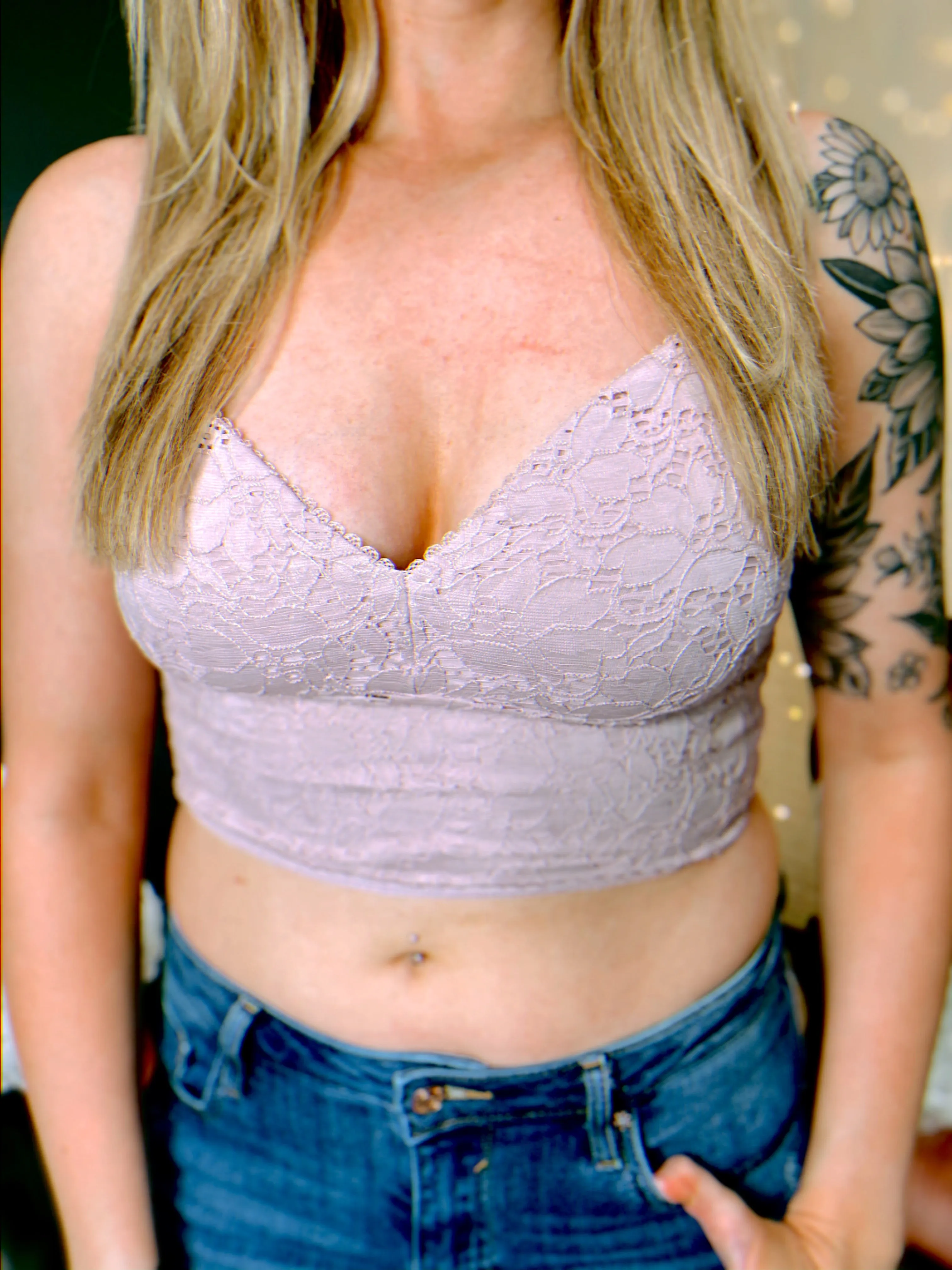 MAUVE CAMI CROP TOP