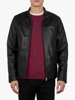 Men's Black Leather Jacket