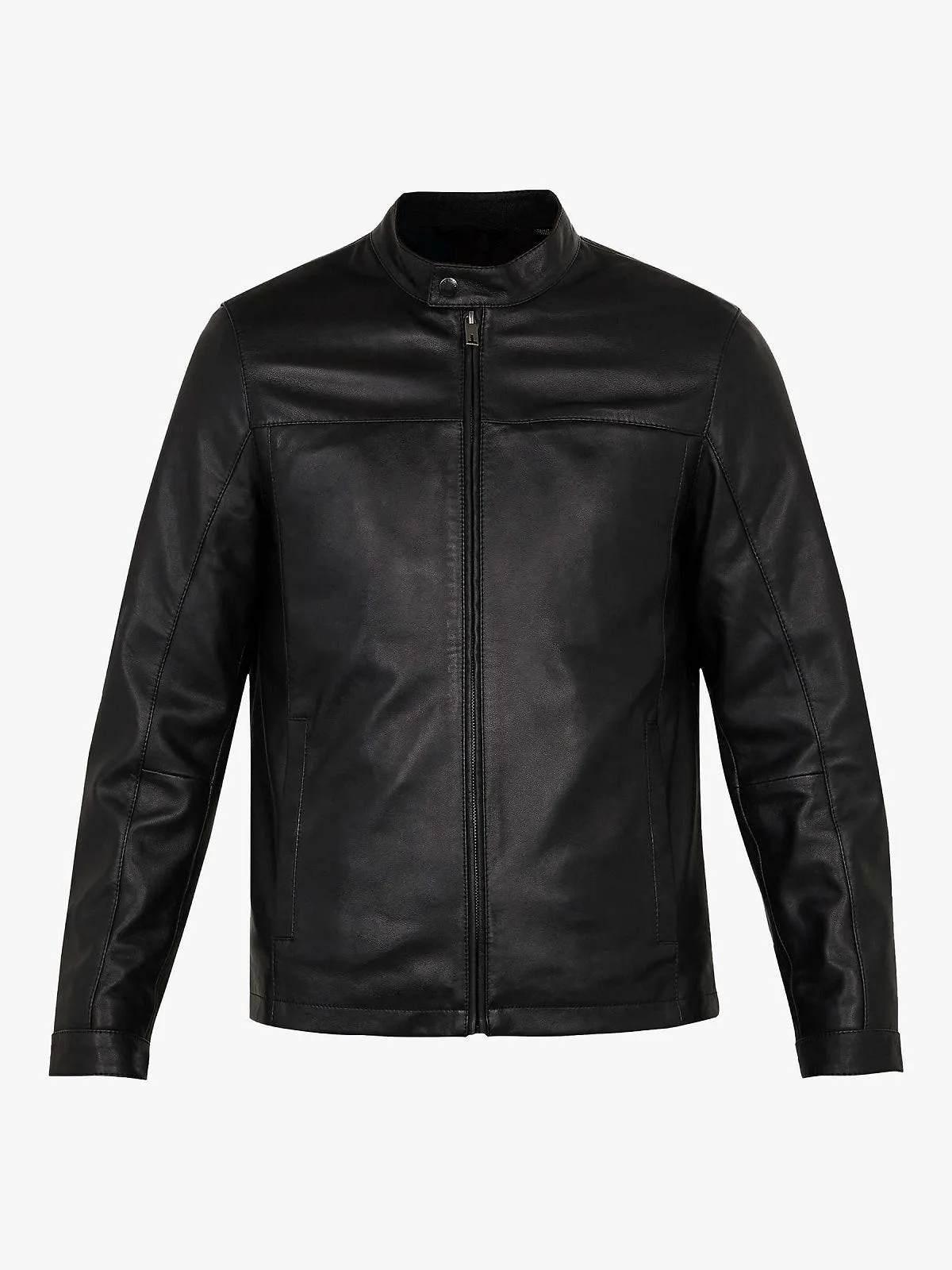 Men's Black Leather Jacket