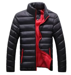 Mens Classic Bomber Puffer Jacket