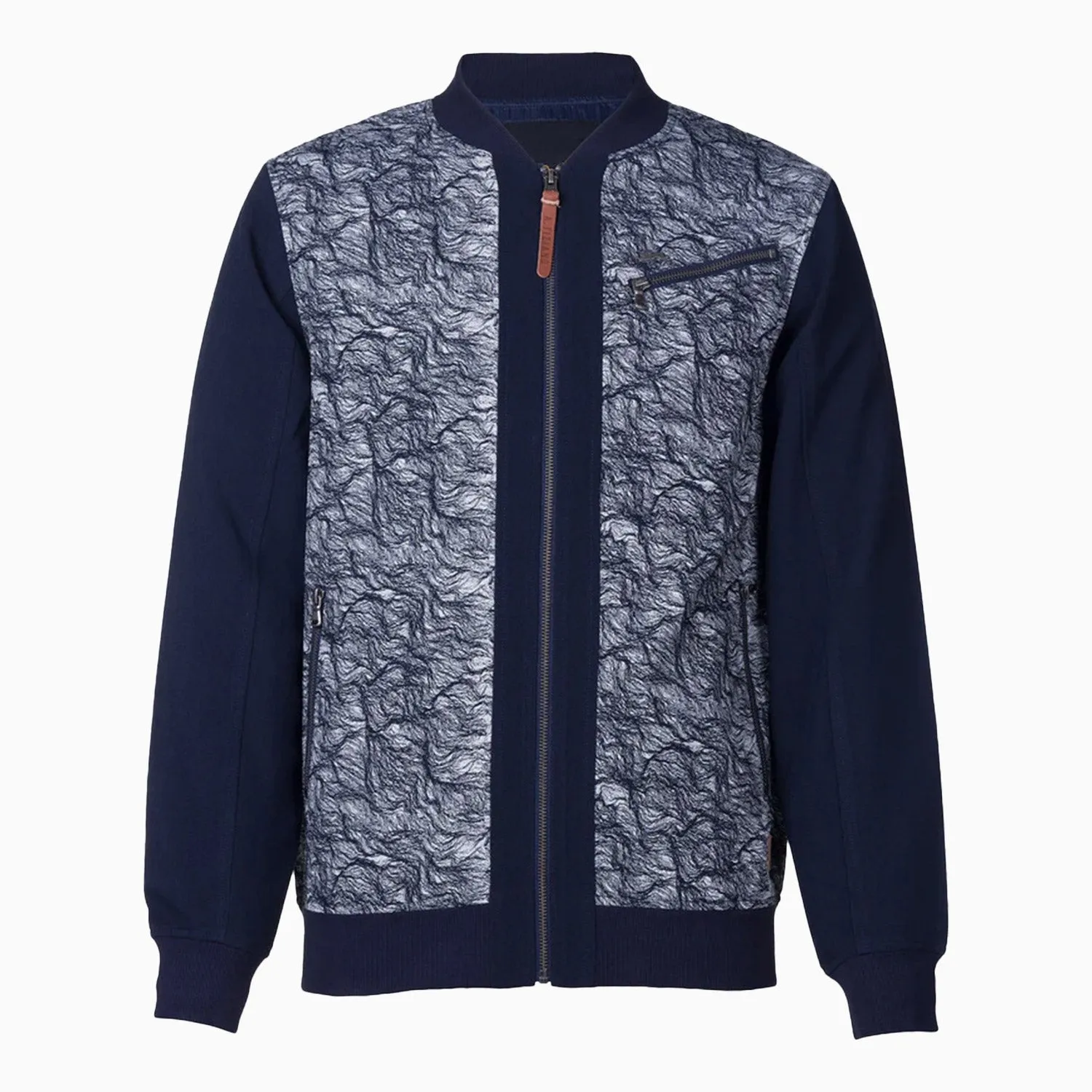 Men's Dale Woven Jacquard Bomber Jacket