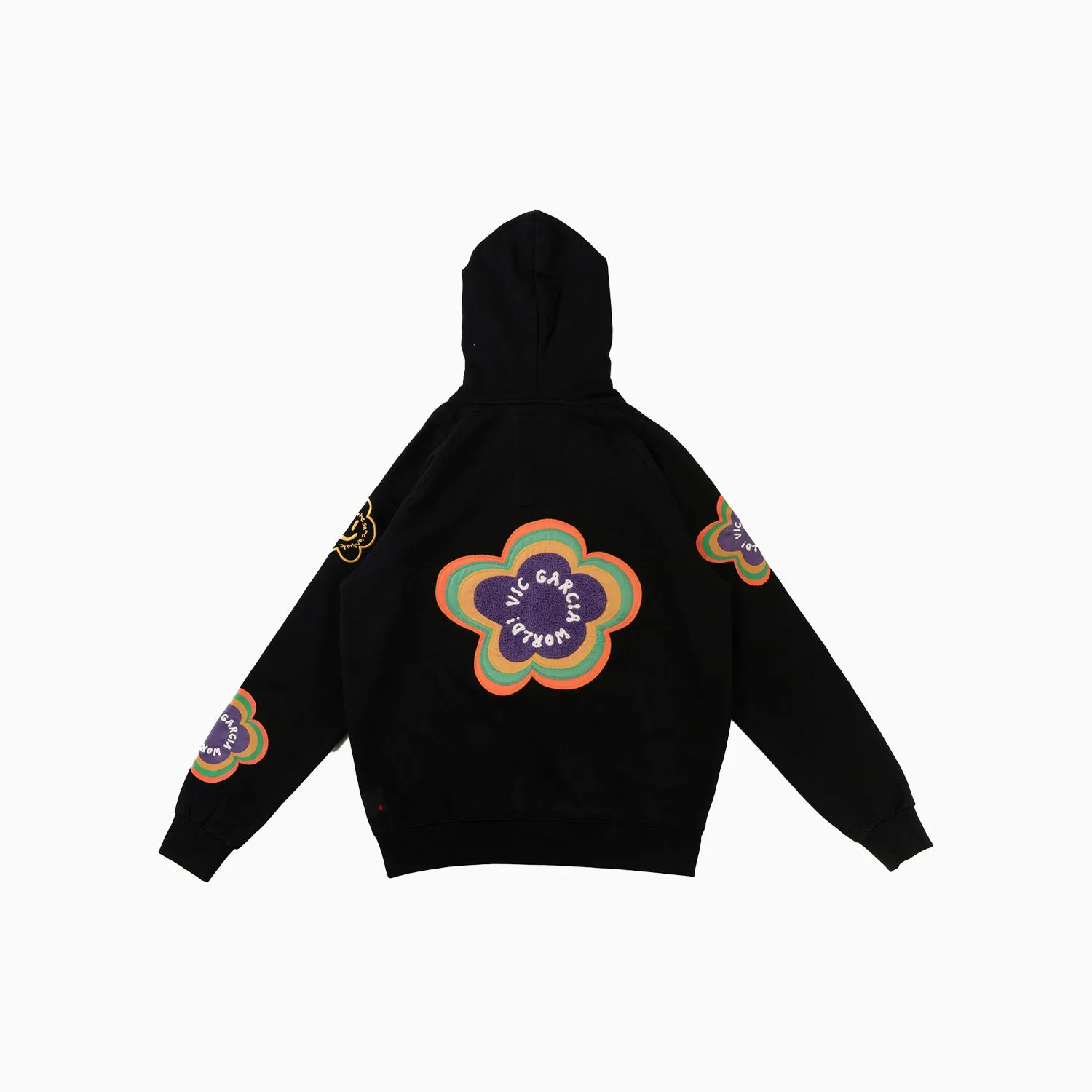 Men's Flower Patch Pull Over Hoodie