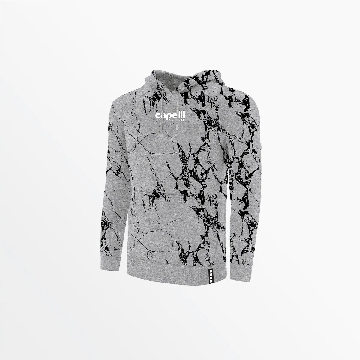 MEN'S MARBLE FRENCH TERRY PULLOVER HOODIE