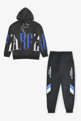 Men's Printed Design Fleece Tracksuit