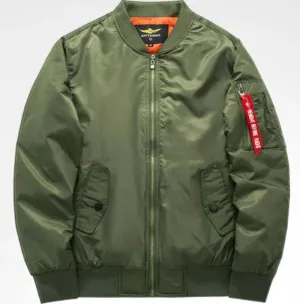 Mens Windproof Bomber Jacket