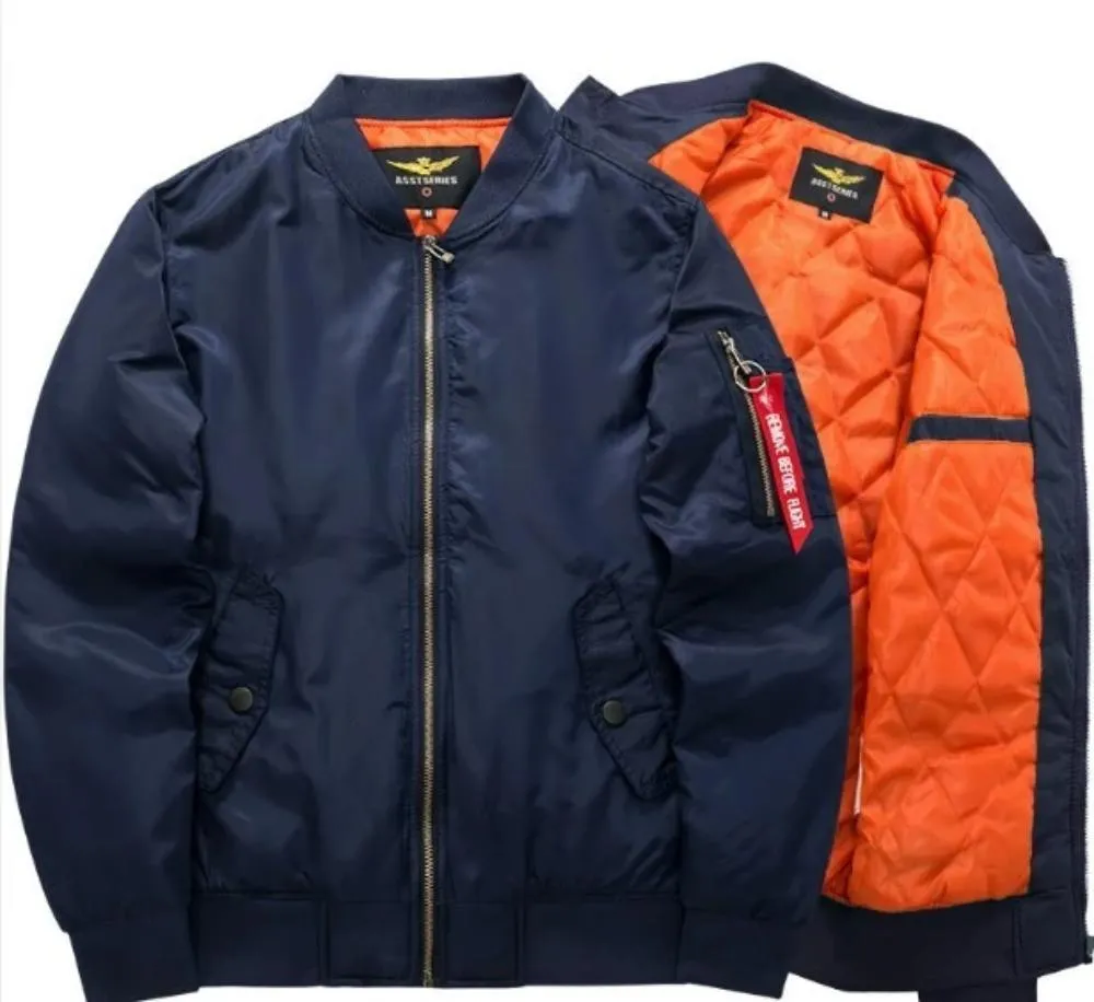 Mens Windproof Bomber Jacket