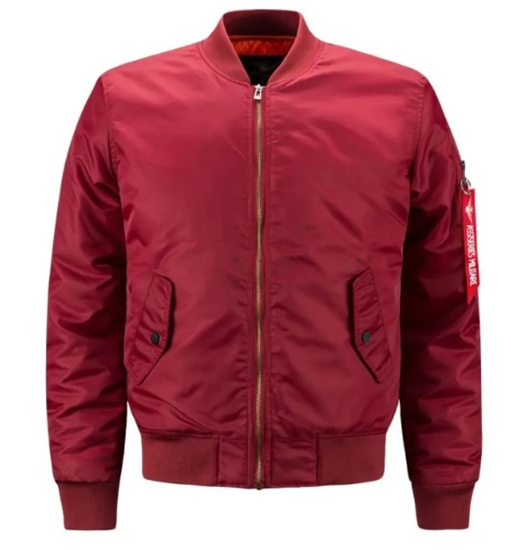 Mens Windproof Bomber Jacket