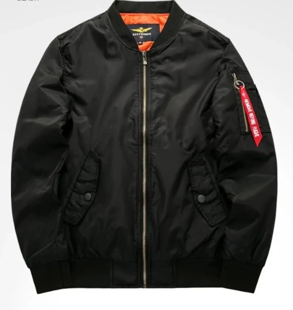 Mens Windproof Bomber Jacket