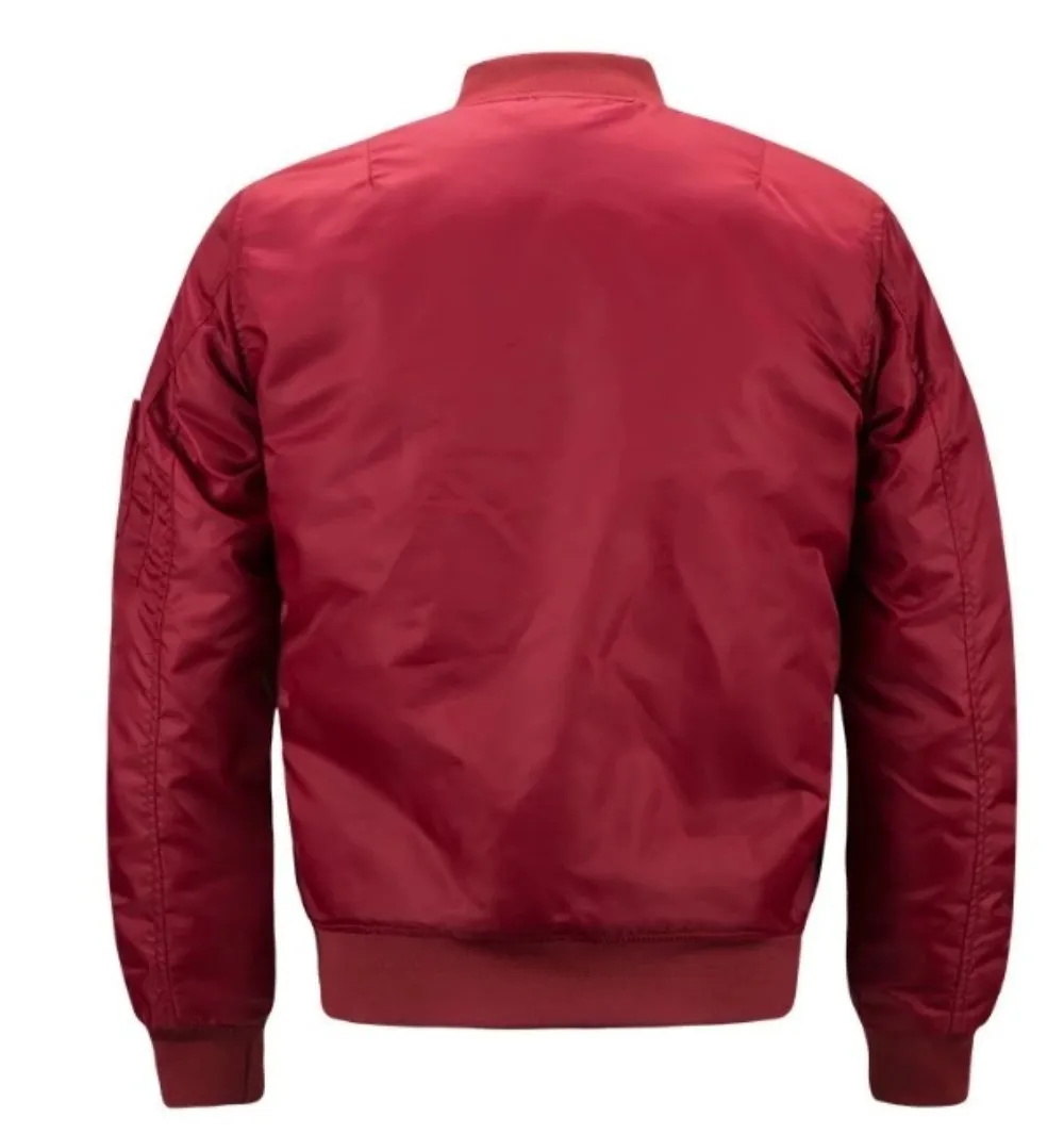 Mens Windproof Bomber Jacket