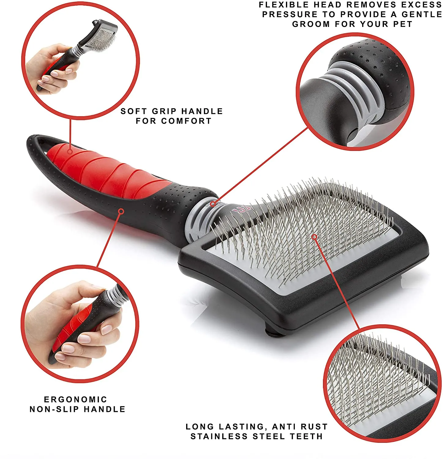 Mikki Hard Pin Slicker Brush