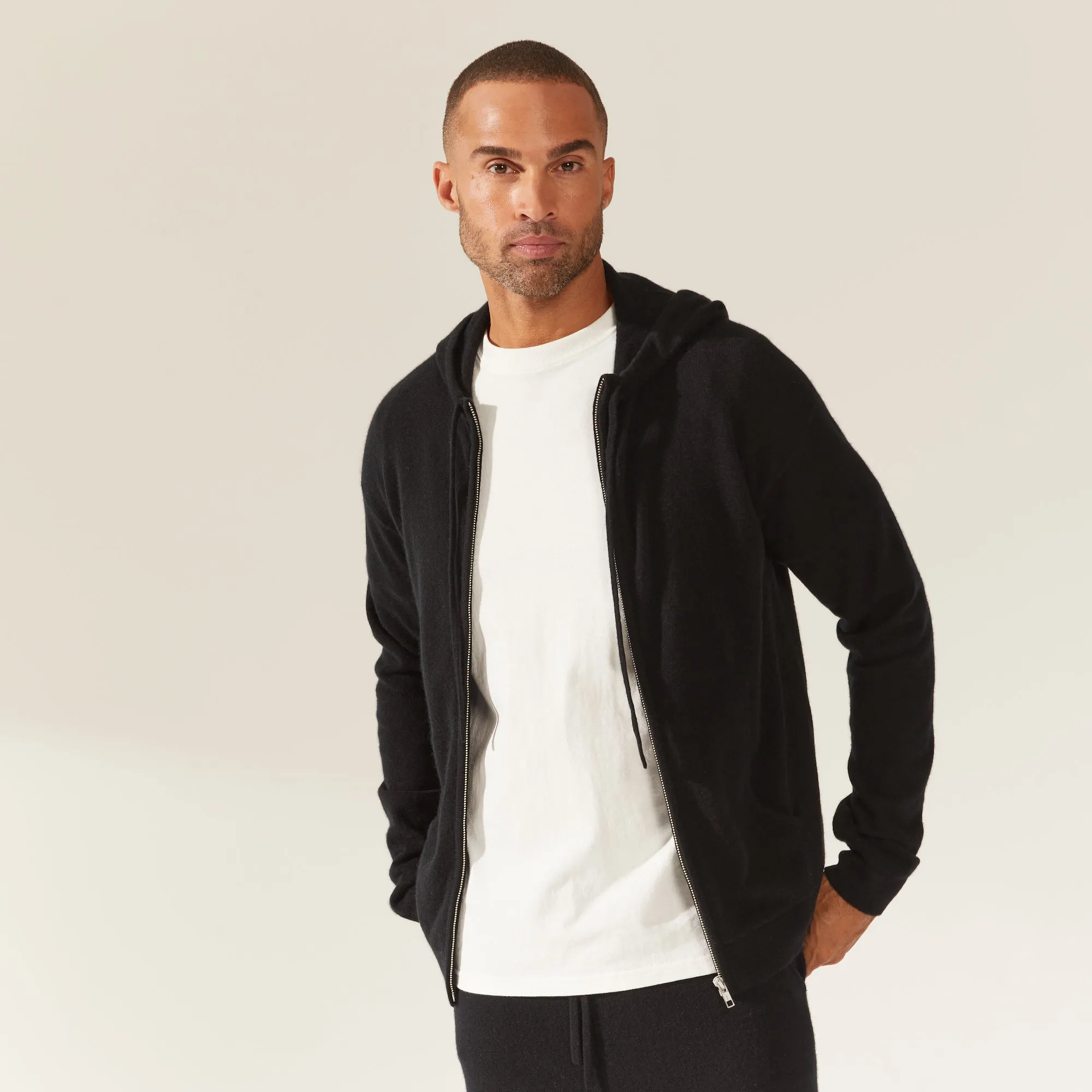 Milo Cashmere Zip Hoodie