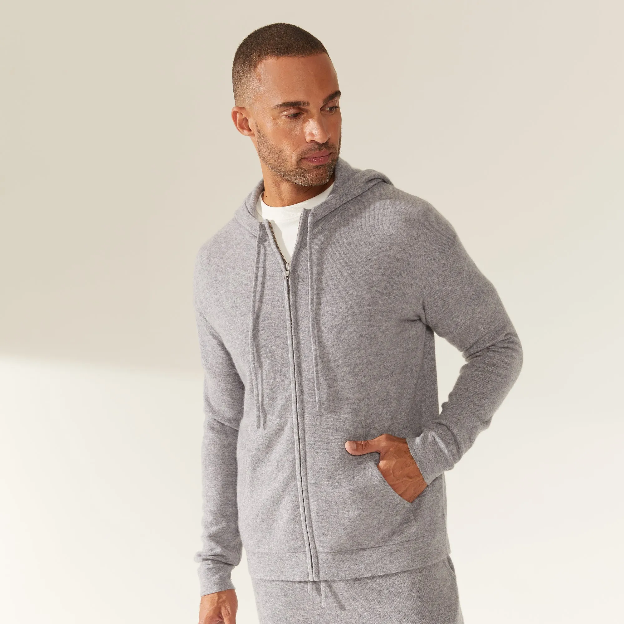 Milo Cashmere Zip Hoodie