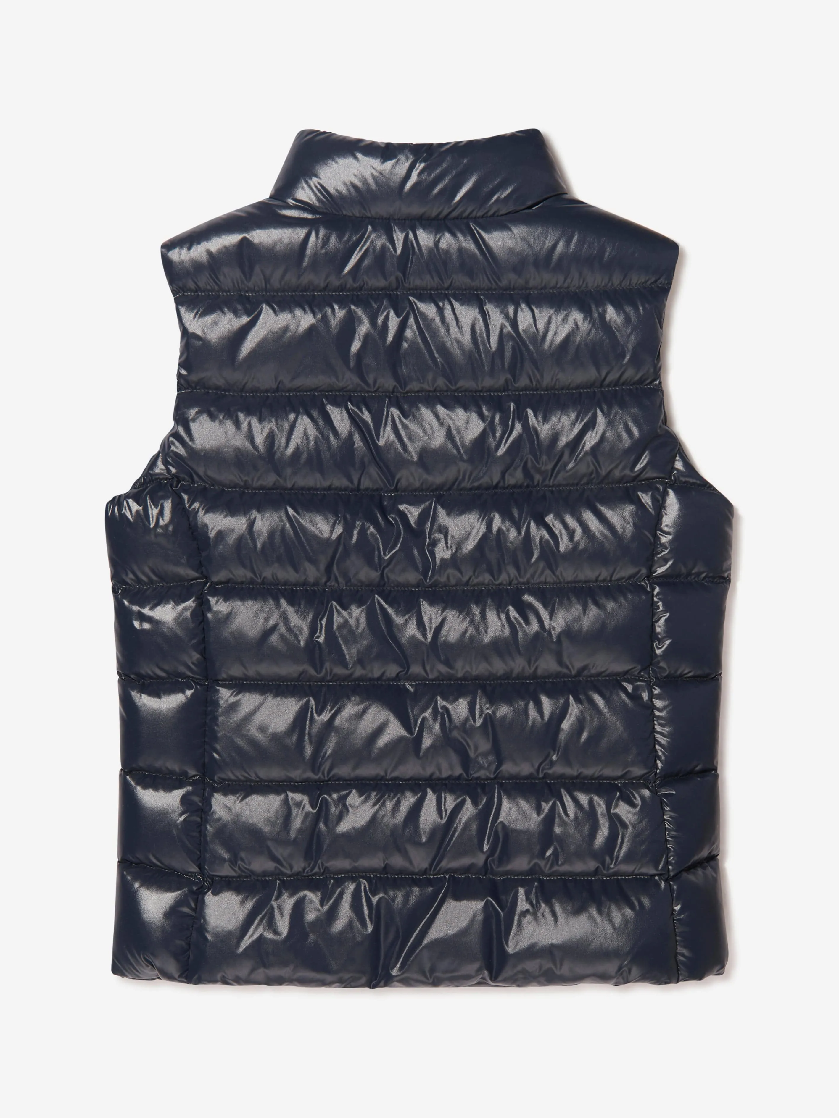 Moncler Enfant Girls Down Padded Ghany Gilet in Navy