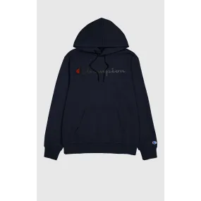 Navy Logo Oversized Hoodie