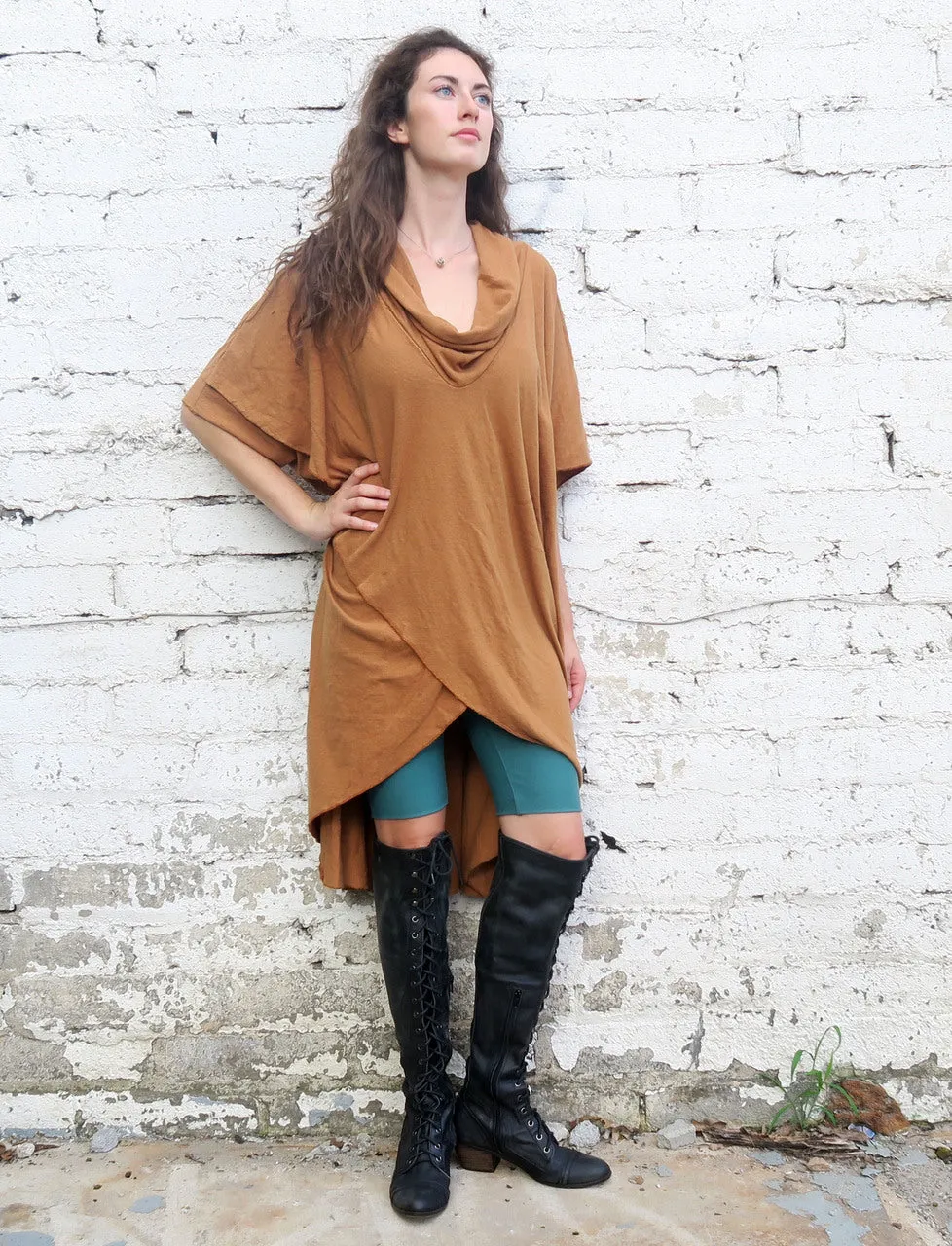 Nomad Petal Front Below Knee Kaftan