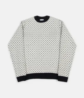 Norse Projects Sigfred Norwegian Birdseye Knit Jumper - Ecru