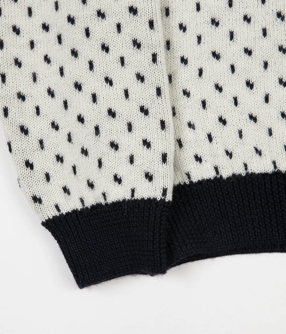 Norse Projects Sigfred Norwegian Birdseye Knit Jumper - Ecru