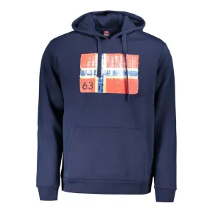 Norway 1963 Blue Cotton Mens Hoodie