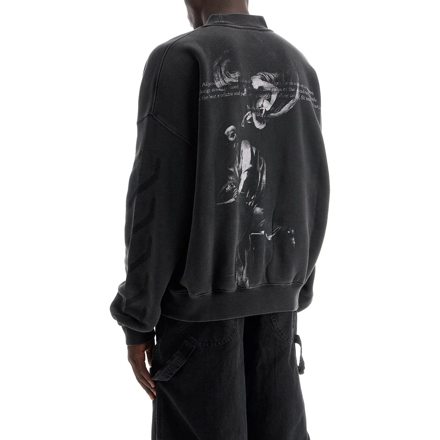 Off-White st. matthew crewneck sweatshirt with arrow