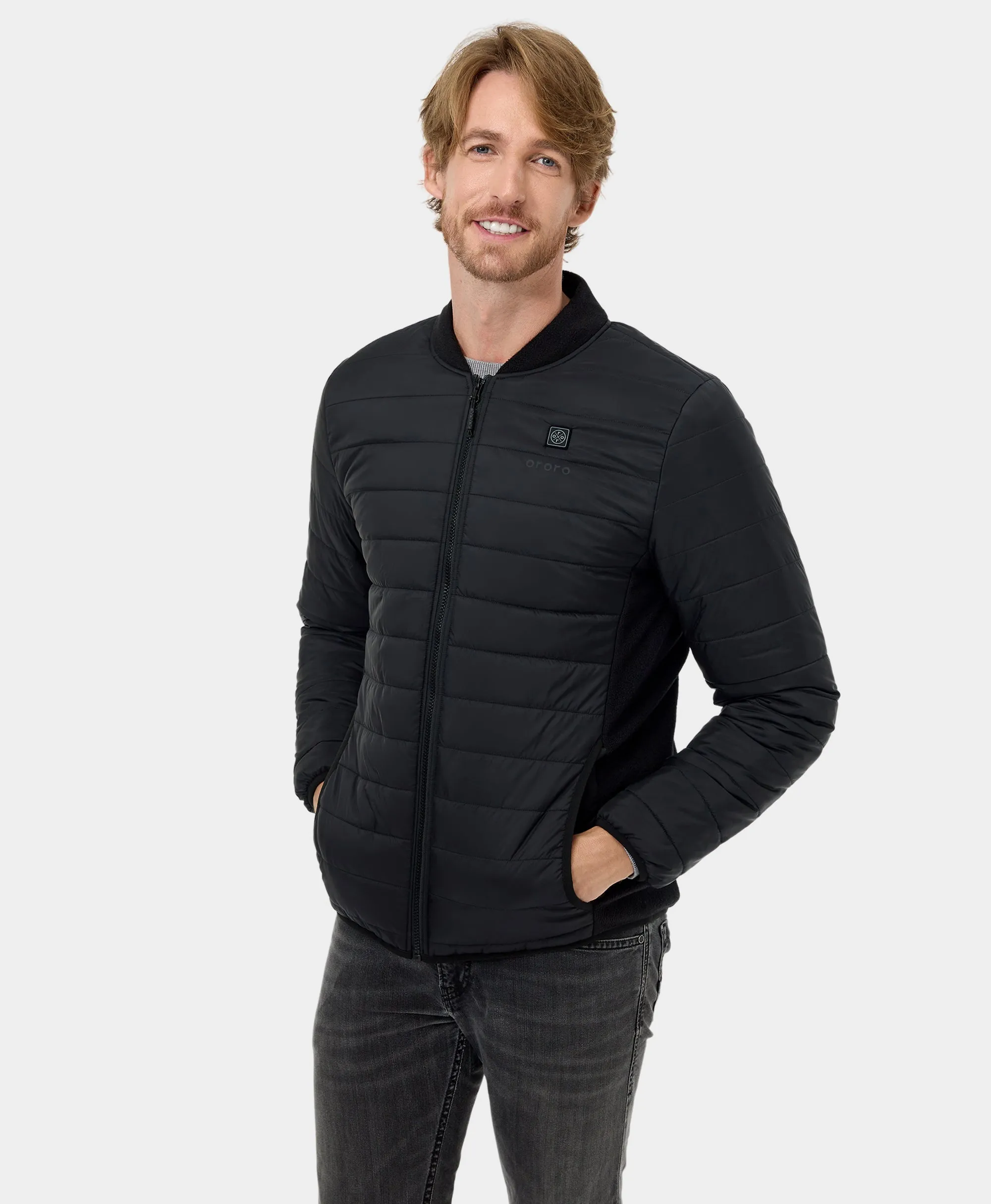 (Open-Box) PuffLyte™ Men's Heated Lightweight Jacket (Battery Set Not Included)